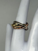 Laden Sie das Bild in den Galerie-Viewer, Cartier Trinity Ring 750er Gelbgold, Weißgold, Roségold