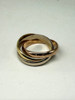 Laden Sie das Bild in den Galerie-Viewer, Cartier Trinity Ring 750er Gelbgold, Weißgold, Roségold