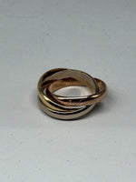 Laden Sie das Bild in den Galerie-Viewer, Cartier Trinity Ring 750er Gelbgold, Weißgold, Roségold