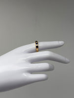 Laden Sie das Bild in den Galerie-Viewer, Ring 750er Gelbgold, Saphir und Diamanten