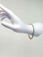 Laden Sie das Bild in den Galerie-Viewer, 14K Gelbgold Armband mit Aquamarin ARIS