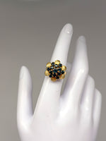 Laden Sie das Bild in den Galerie-Viewer, 585er Gelbgold Ring mit Saphir; Zertifikat vorhanden
