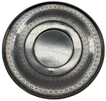 Laden Sie das Bild in den Galerie-Viewer, Antike Glasdose mit Deckel und Teller