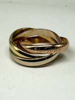 Laden Sie das Bild in den Galerie-Viewer, Cartier Trinity Ring 750er Gelbgold, Weißgold, Roségold