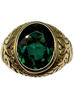 Laden Sie das Bild in den Galerie-Viewer, 585er Gelbgold Ring mit Turmalin