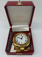 Laden Sie das Bild in den Galerie-Viewer, Cartier Wecker Pendulette Colisee Frankreich, 1990