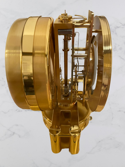 Jaeger - LeCoultre Atoms-Pendeluhr Tisch Uhr mit Monat und Mondphase aus 2013