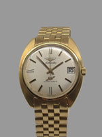 Laden Sie das Bild in den Galerie-Viewer, Longines Ultra-Chron Automatic, 18 Karat Gelbgold mit Goldarmband, Ref. 8072-1
