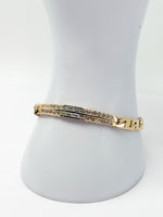 Laden Sie das Bild in den Galerie-Viewer, 14K Gelbgold Armband mit Diamanten 1 ct
