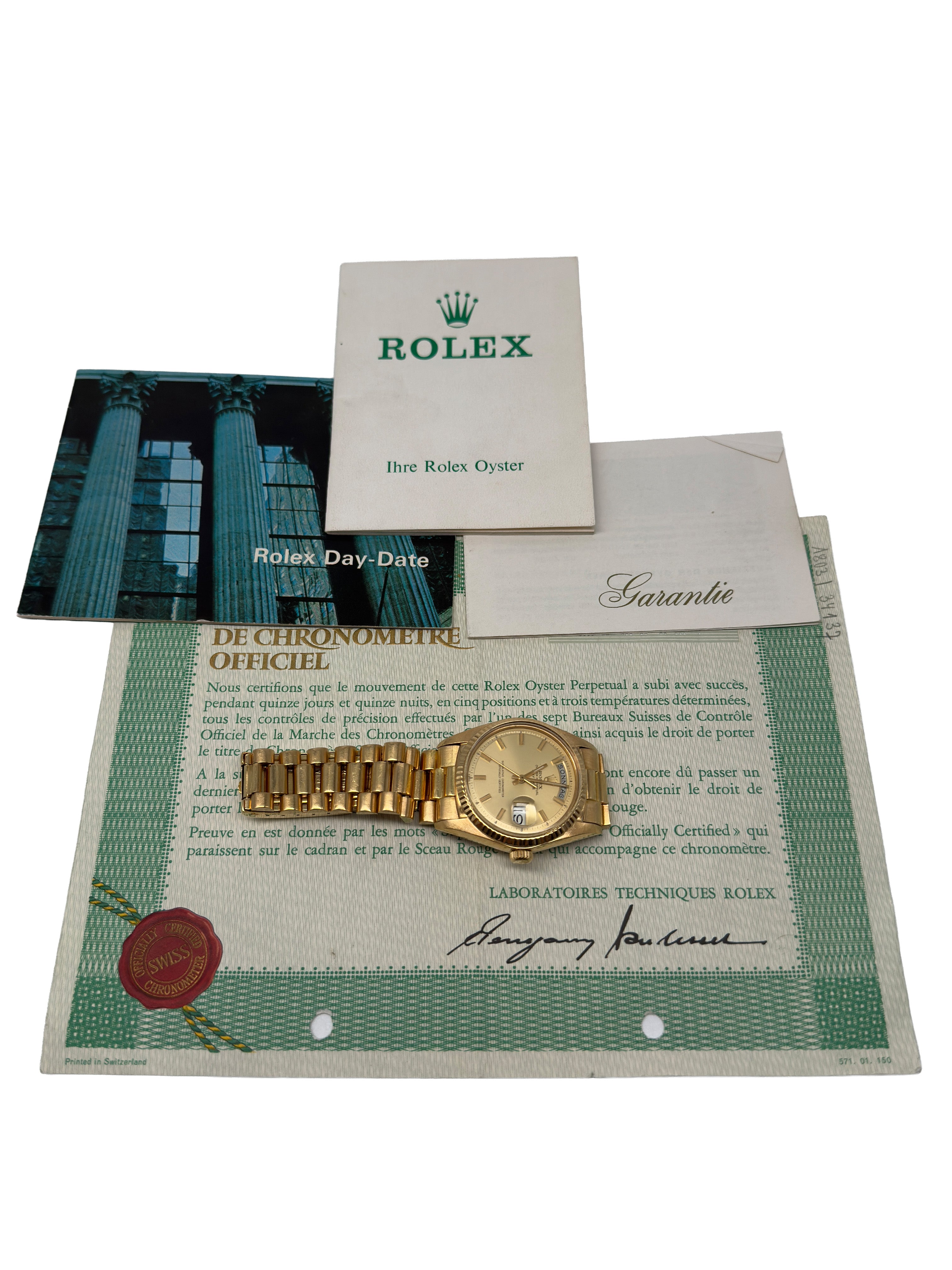 ROLEX Oyster Perpetual Day-Date 1803 18K