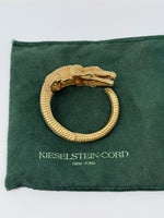 Laden Sie das Bild in den Galerie-Viewer, Kieselstein-Cord 18K, Armband, Aligatorarmband, Gelbgold
