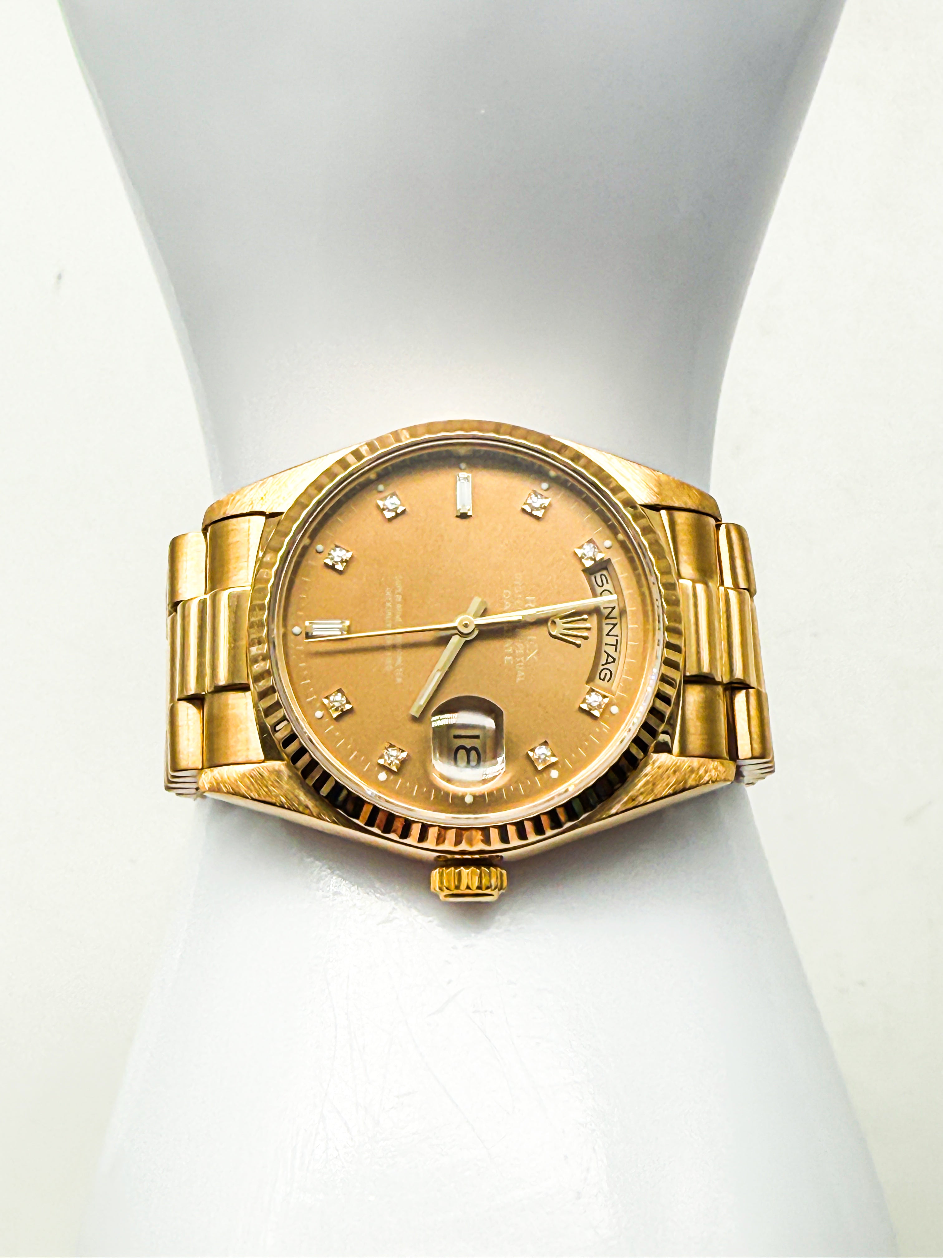 Rolex Day-Date 36 18038; 18 Karat