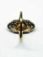 Laden Sie das Bild in den Galerie-Viewer, 585er Gelbgold Ring mit Perle und Diamanten
