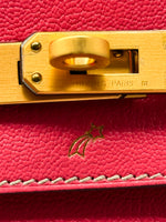 Laden Sie das Bild in den Galerie-Viewer, Hermes Handtasche Sac Kelly II Sellier 25, Rosa
