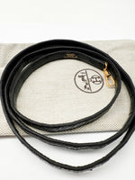 Laden Sie das Bild in den Galerie-Viewer, Hermes Kelly Mini Damenhandtasche Krokodilleder Schwarz
