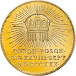 Laden Sie das Bild in den Galerie-Viewer, Österreichischer Krönungsjeton 1830 Goldmünze
