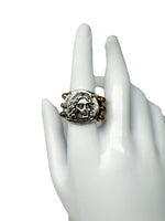 Laden Sie das Bild in den Galerie-Viewer, 585er Gelbgold Ring mit antiker griechischer Münze
