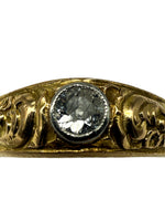 Laden Sie das Bild in den Galerie-Viewer, Ring 585er Gelbgold mit Diamanten
