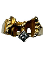 Laden Sie das Bild in den Galerie-Viewer, Lapponia Ring 750er Gelbgold mit Diamanten
