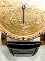 Laden Sie das Bild in den Galerie-Viewer, Corum Gold Münze Uhr, 750er Gelbgold, automatik
