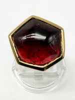 Laden Sie das Bild in den Galerie-Viewer, 750er Gelbgold Ring mit Turmalin
