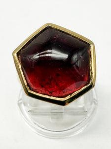 750er Gelbgold Ring mit Turmalin