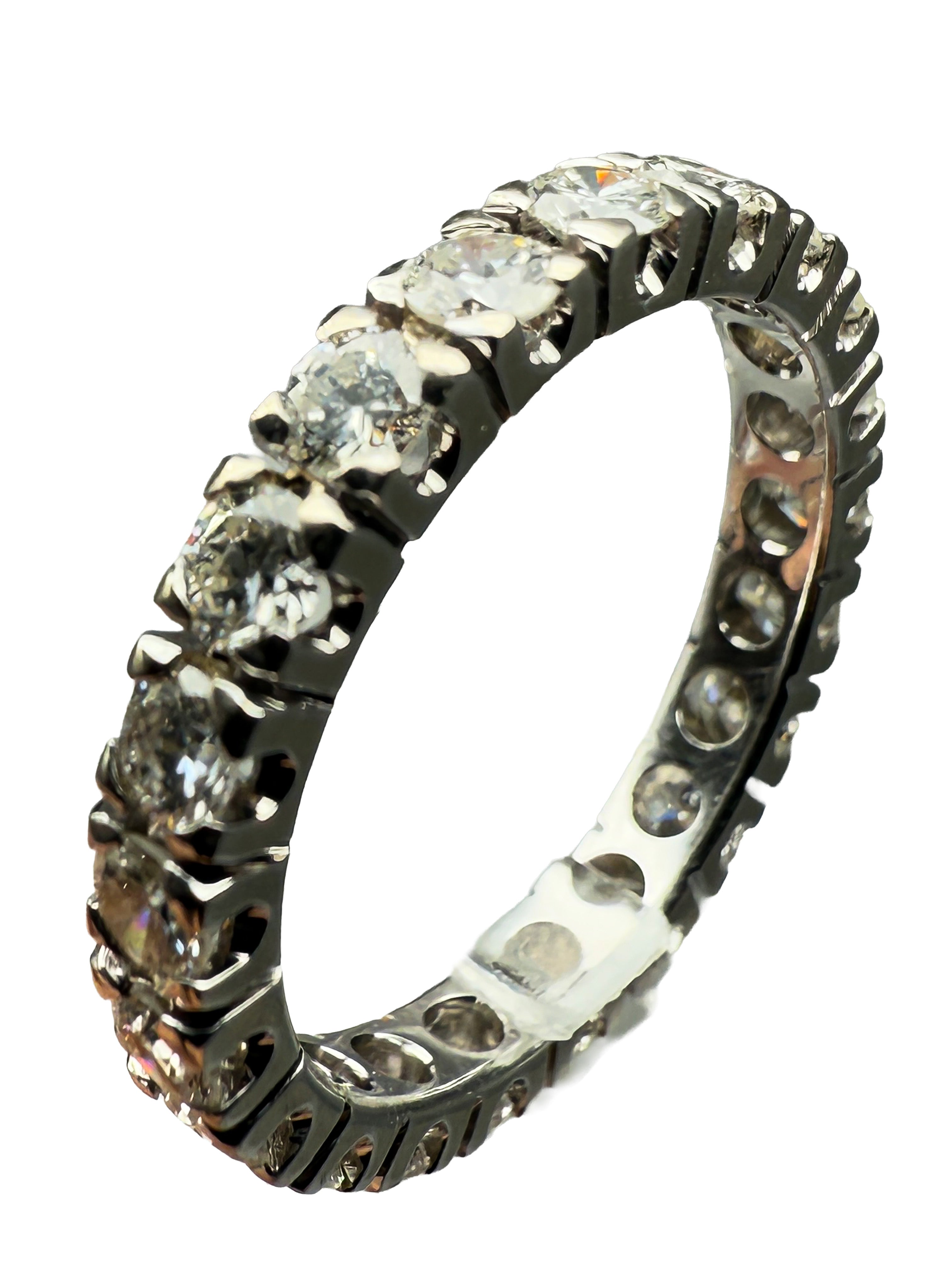 Ring 750er Weißgold mit Diamanten