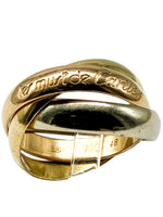 Laden Sie das Bild in den Galerie-Viewer, Cartier Trinity Ring 750er Gelbgold, Weißgold, Roségold
