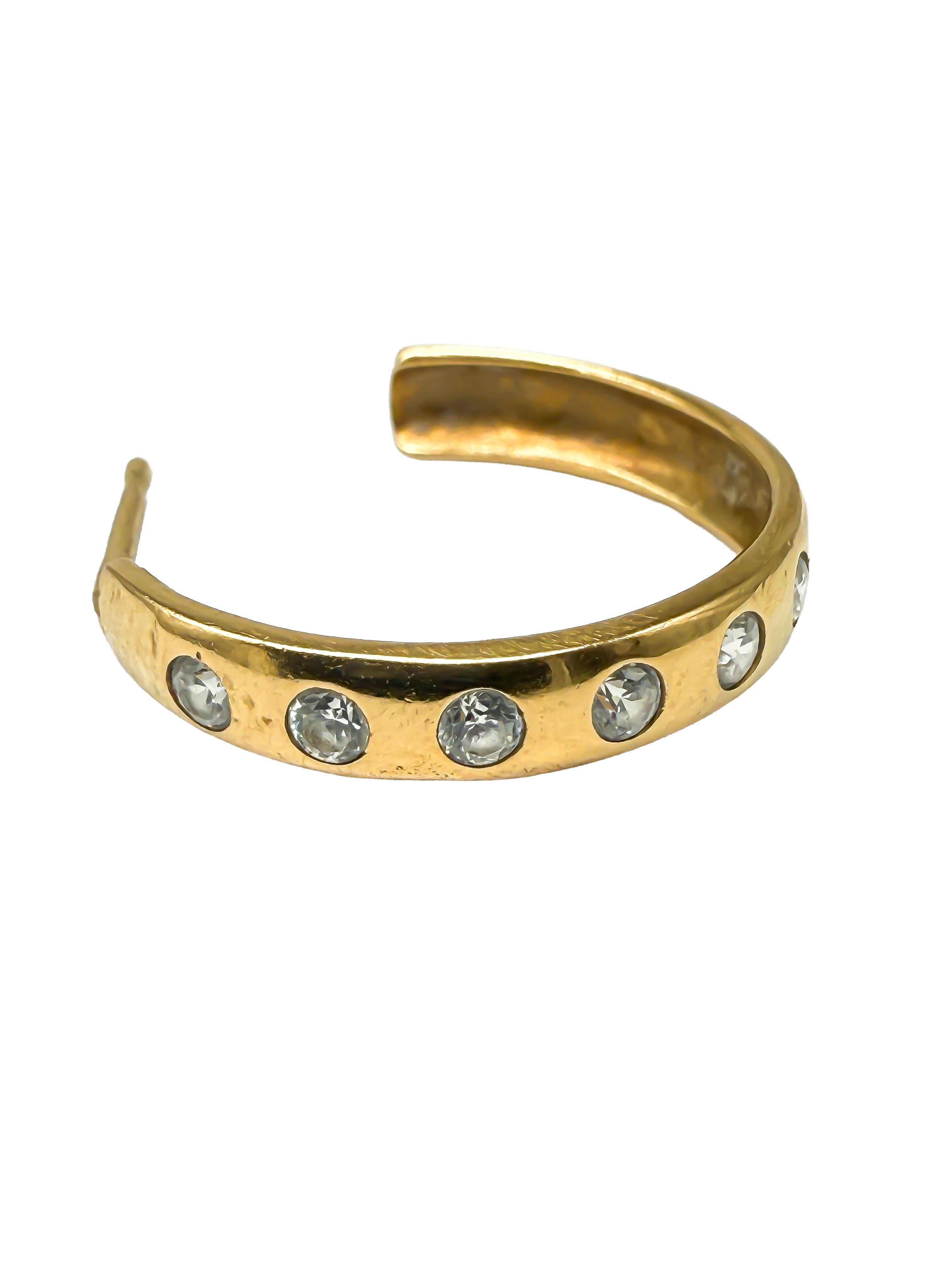 Gelbgold Ohrringe 585er mit Diamanten
