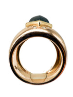 Laden Sie das Bild in den Galerie-Viewer, Ring 585er Gelbgold mit Saphir und Diamanten

