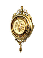 Laden Sie das Bild in den Galerie-Viewer, Anhänger/Brosche Gelbgold 14K mit Perlen
