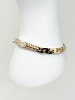 Laden Sie das Bild in den Galerie-Viewer, 14K Gelbgold Armband mit Diamanten 1 ct

