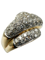 Laden Sie das Bild in den Galerie-Viewer, 585er Gelbgold Ring mit Diamanten
