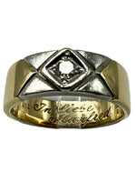 Laden Sie das Bild in den Galerie-Viewer, Ring 585er Gelbgold mit Diamanten

