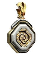 Laden Sie das Bild in den Galerie-Viewer, 750 Gelbgold Anhänger mit Diamanten
