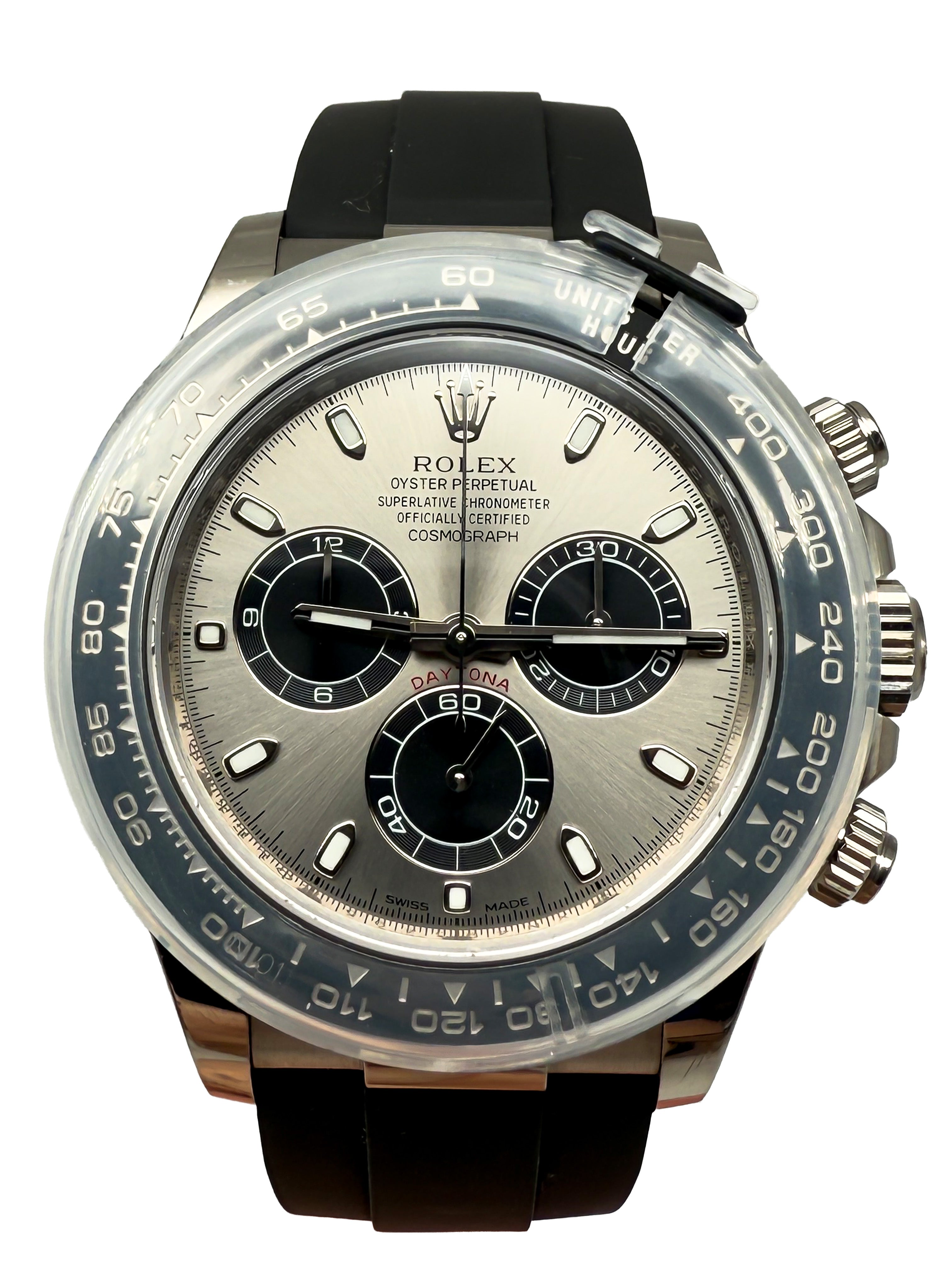 Rolex Daytona 116519LN Weißgold Black-Diamond Dial Oysterflex