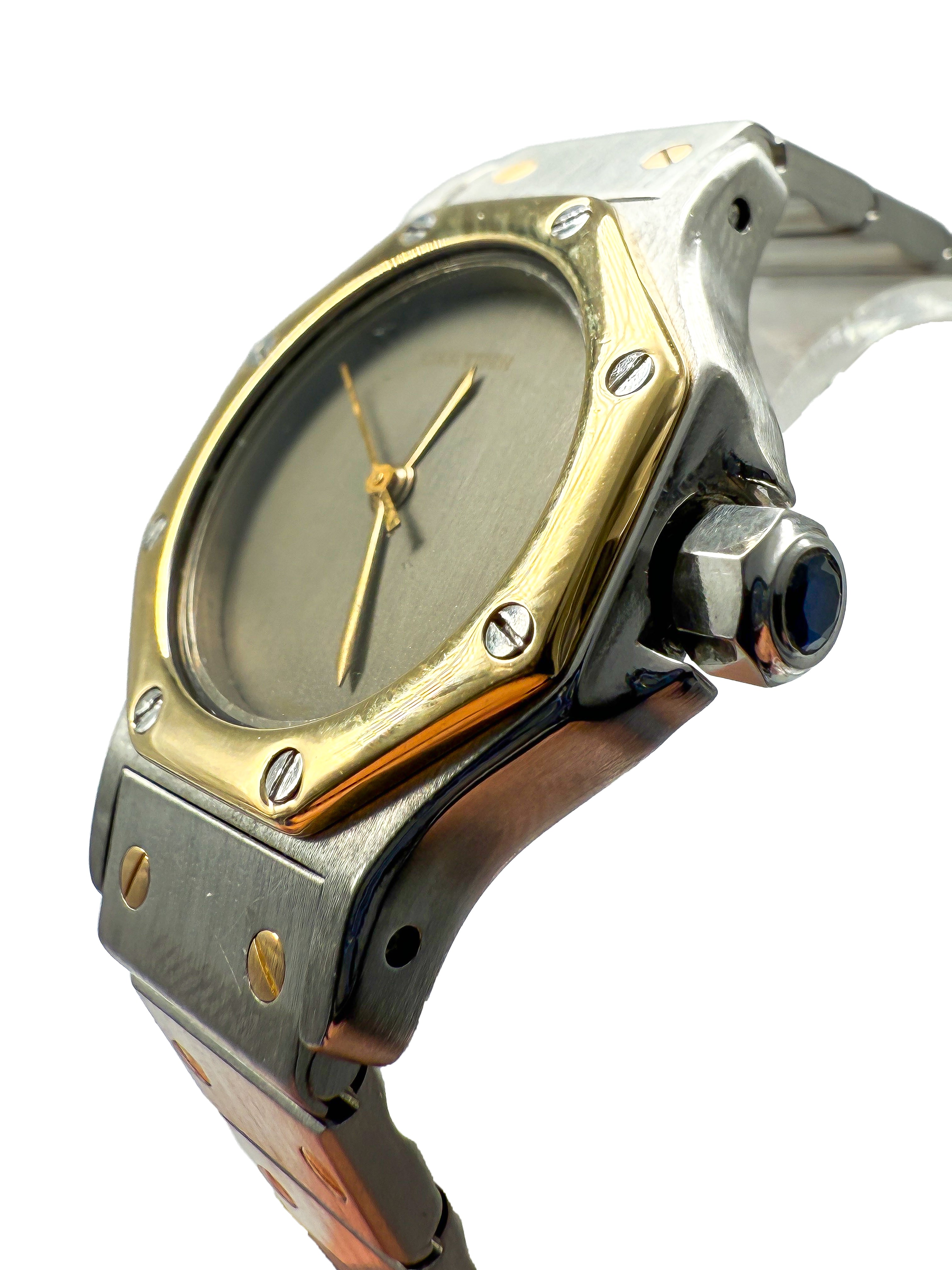 Cartier Santos Octagon; 0907; Armbanduhr