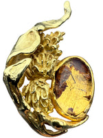 Laden Sie das Bild in den Galerie-Viewer, Gelbgold Ring aus 750er mit Edelstein
