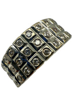Laden Sie das Bild in den Galerie-Viewer, 750er Weißgold Ring mit Diamanten
