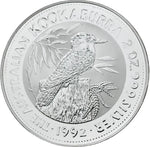 Laden Sie das Bild in den Galerie-Viewer, Australia 2 Dollar Kookaburra 2oz (diff.-best.) (1992)
