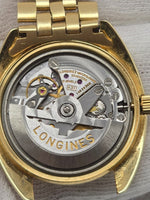 Laden Sie das Bild in den Galerie-Viewer, Longines Ultra-Chron Automatic, 18 Karat Gelbgold mit Goldarmband, Ref. 8072-1
