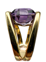 Laden Sie das Bild in den Galerie-Viewer, Ring 750er Gelbgold mit Amethyst
