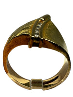 Laden Sie das Bild in den Galerie-Viewer, 750er Gelbgold Ring mit Diamanten
