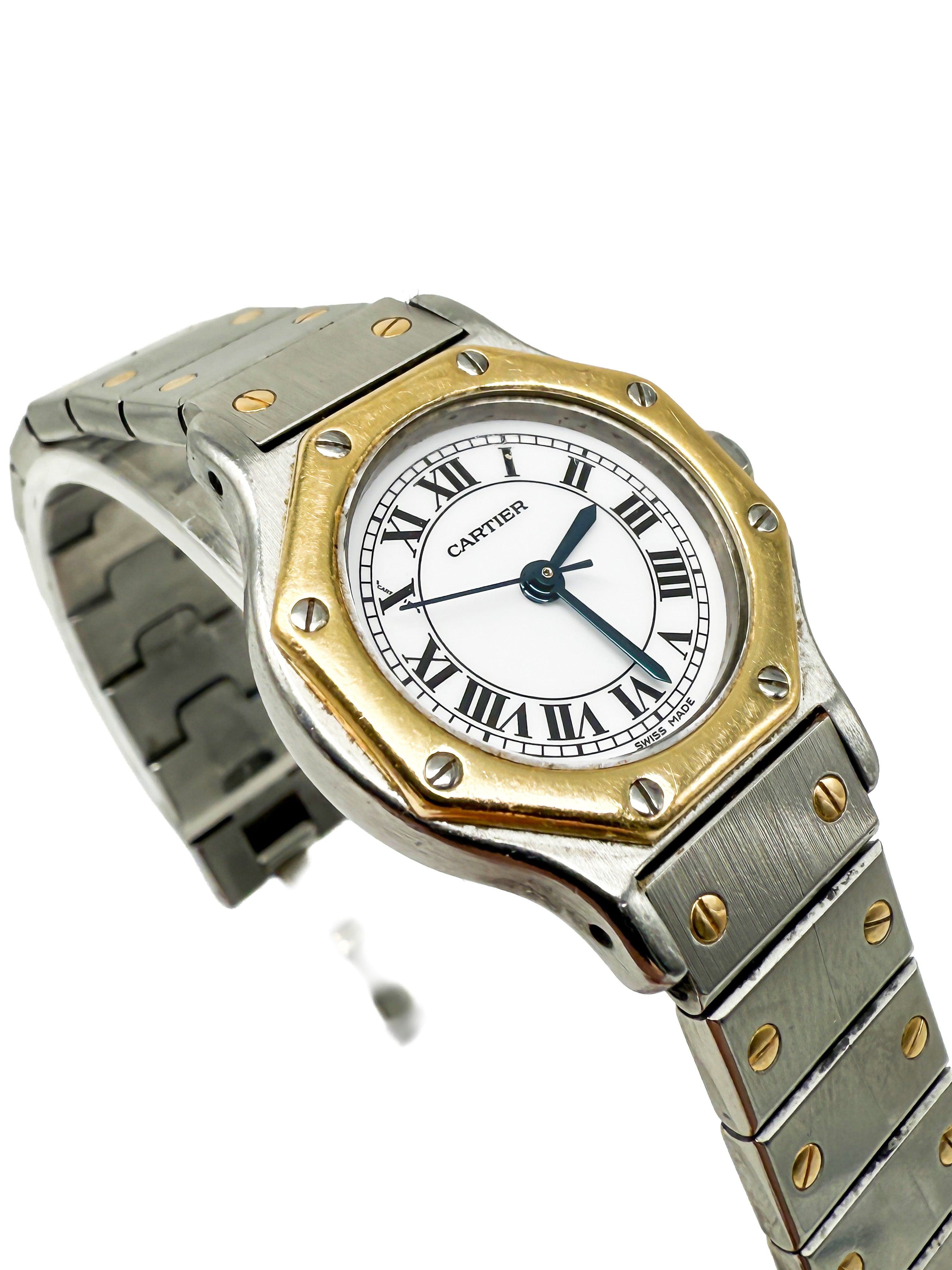 Cartier Santos Octagon; Refz, Nummer: 0907