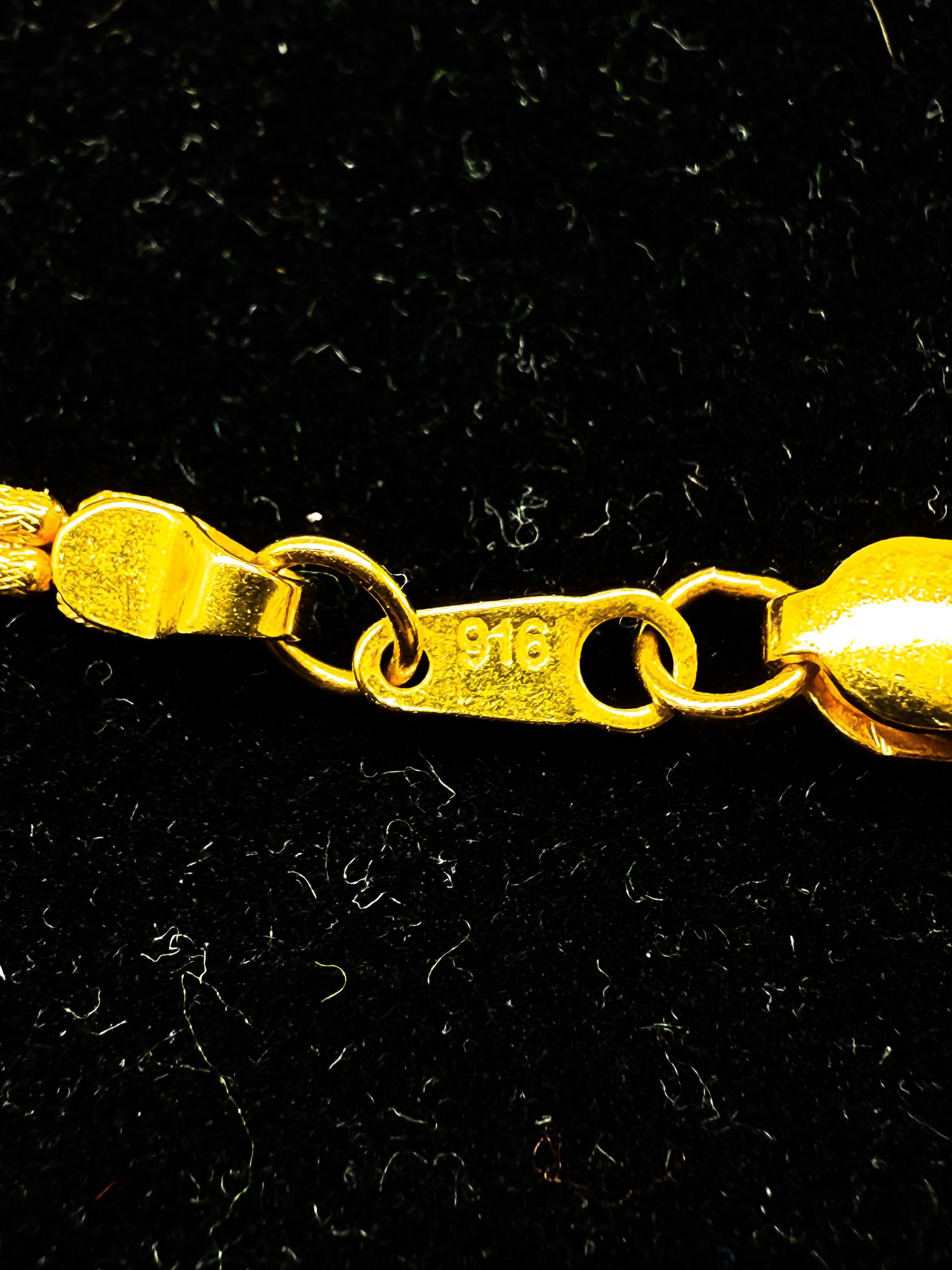 916er Gelbgold Halskette