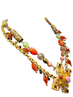 Laden Sie das Bild in den Galerie-Viewer, Natasha Stambouli, Modeschmuck, Collier, vergoldet

