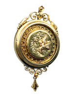 Laden Sie das Bild in den Galerie-Viewer, Anhänger/Brosche Gelbgold 14K mit Perlen
