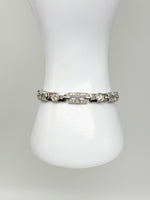 Laden Sie das Bild in den Galerie-Viewer, 950er Platin Armband mit Diamanten zertifiziert
