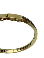 Laden Sie das Bild in den Galerie-Viewer, 585er Gelbgold Armband mit Granatsteinen
