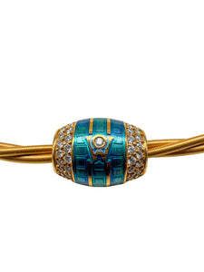 Wellendorff 750er Gelbgold Anhänger und Ronde